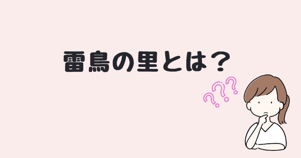 雷鳥の里　5個入り　どこで売ってる